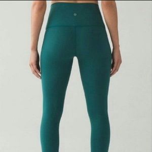 Forest Green Lululemon size 2 Wunder Unders